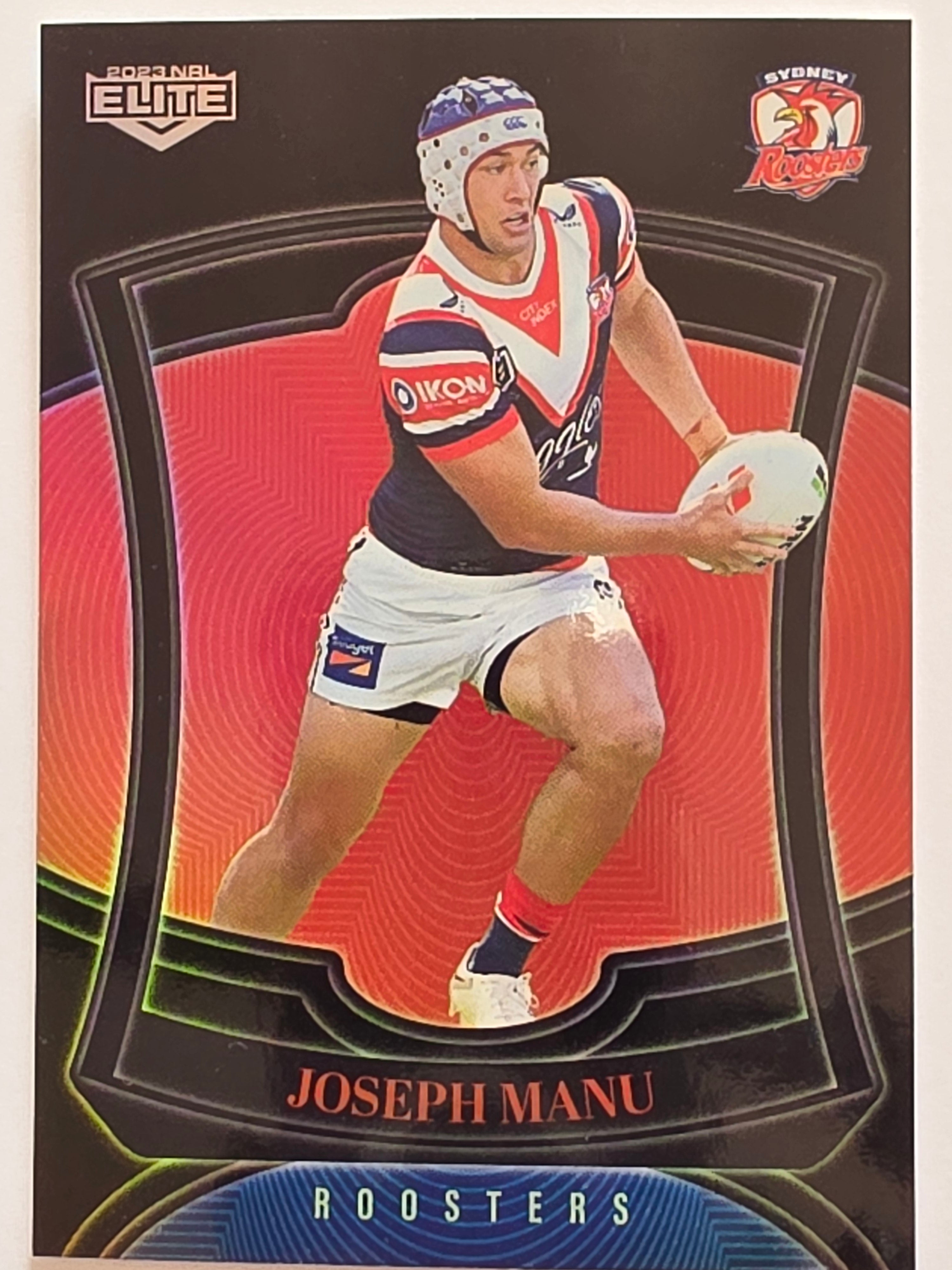 NRL 2023 Elite Pearl Special #129 Joseph Manu Sydney Roosters
