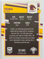 NRL 2021 Elite Pearl Special #005 Thomas Flegler Brisbane Broncos