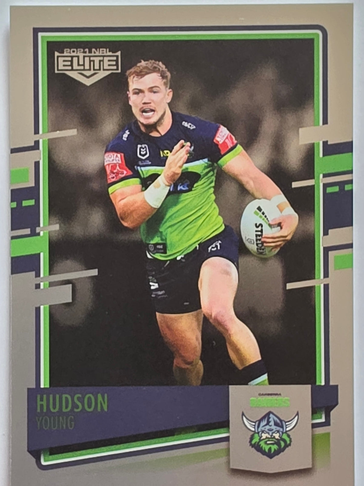 NRL 2021 Elite Pearl Special #018 Hudson Young Canberra Raiders