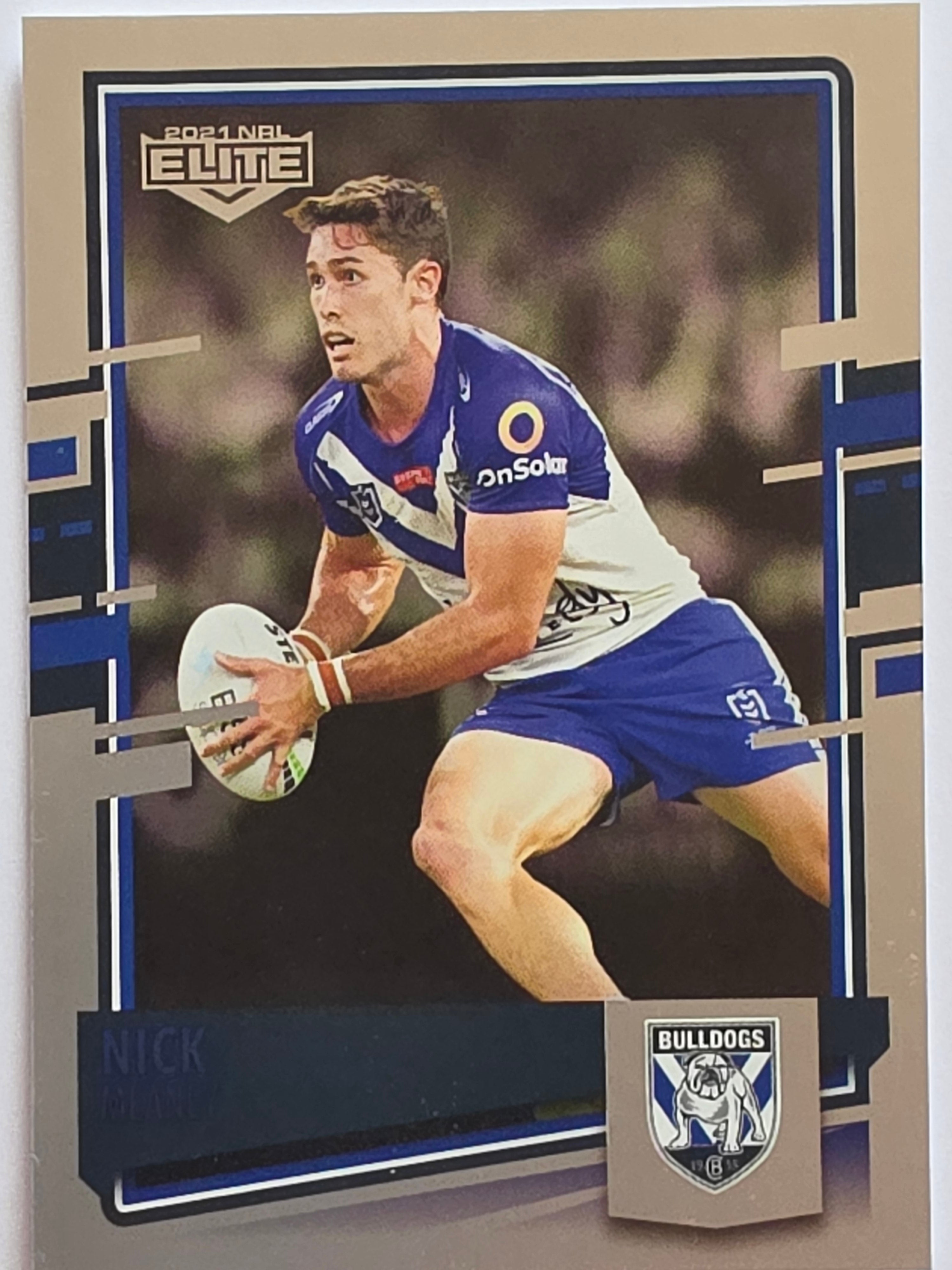 NRL 2021 Elite Pearl Special #025 Nick Meaney Canterbury Bankstown Bulldogs