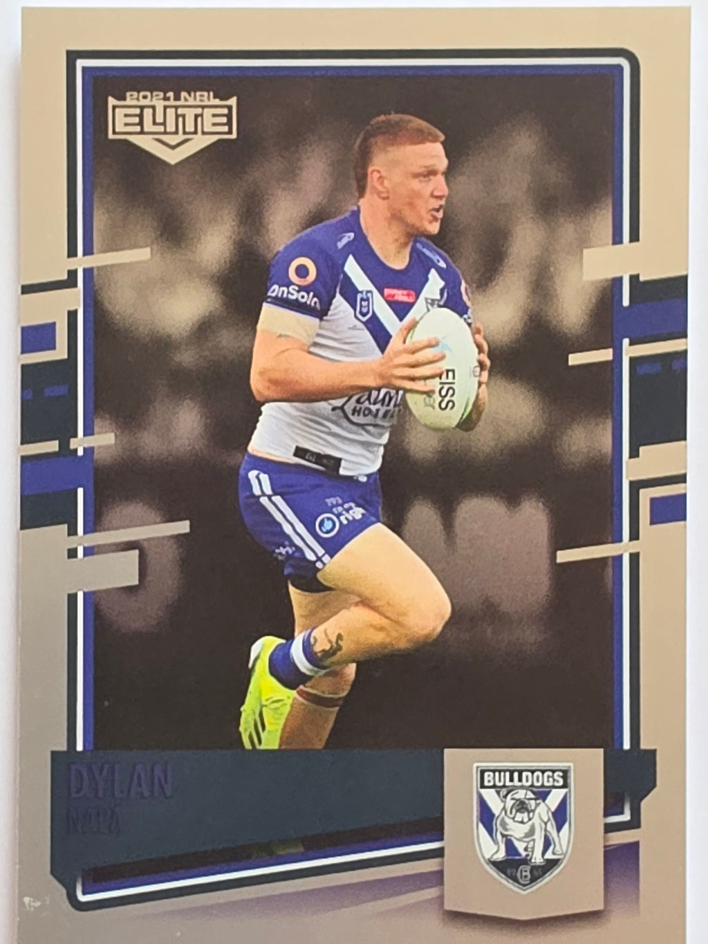NRL 2021 Elite Pearl Special #026 Dylan Napa Canterbury Bankstown Bulldogs