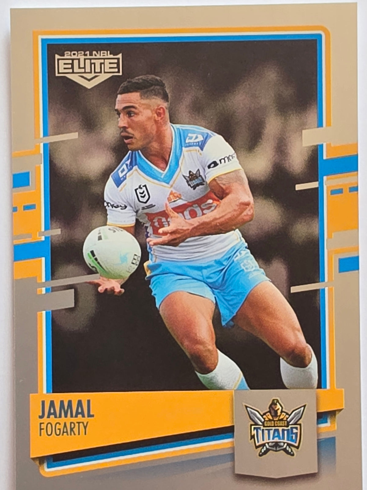NRL 2021 Elite Pearl Special #041 Jamal Fogarty Gold Coast Titans