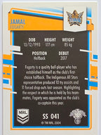 NRL 2021 Elite Pearl Special #041 Jamal Fogarty Gold Coast Titans