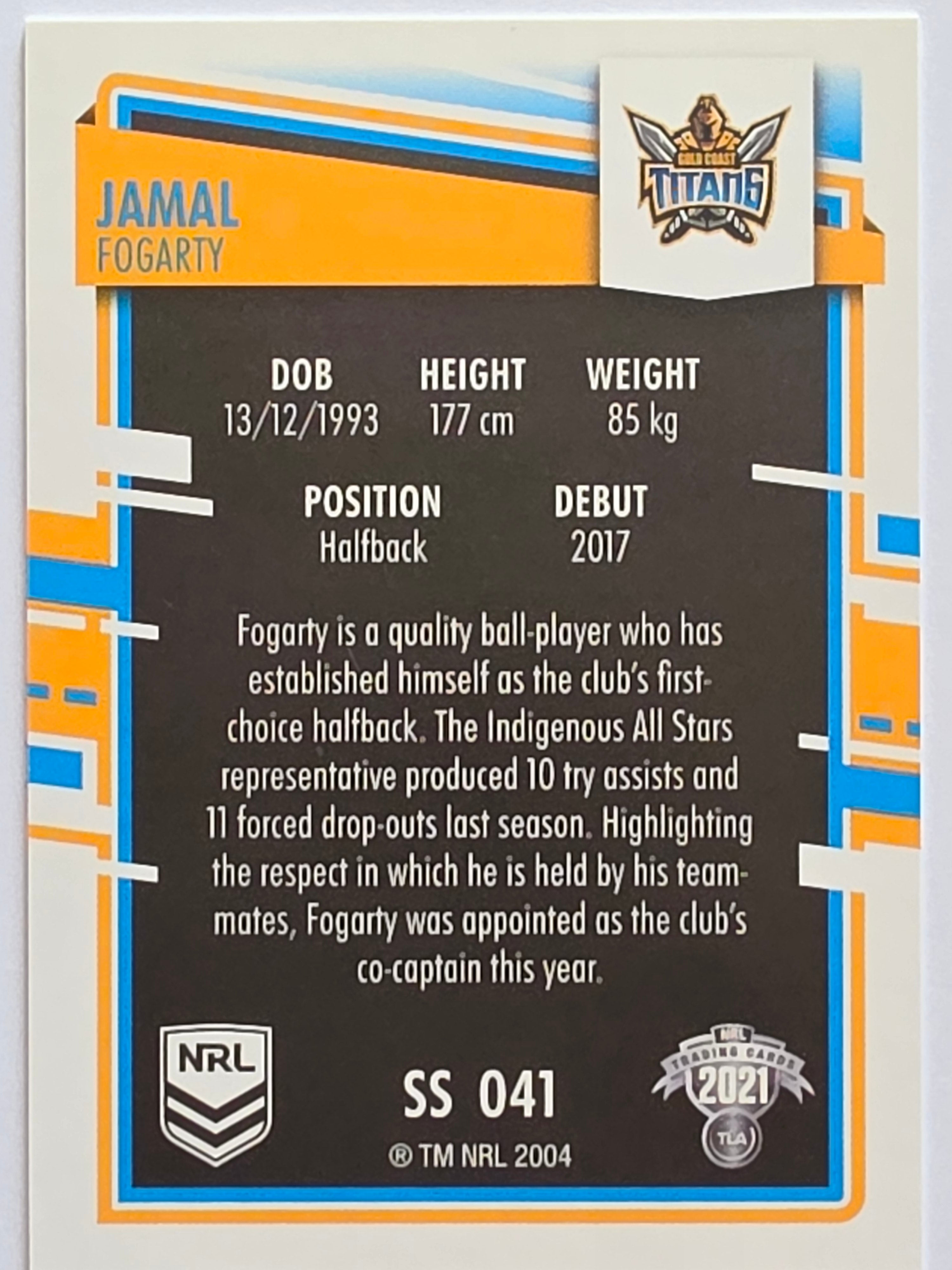 NRL 2021 Elite Pearl Special #041 Jamal Fogarty Gold Coast Titans