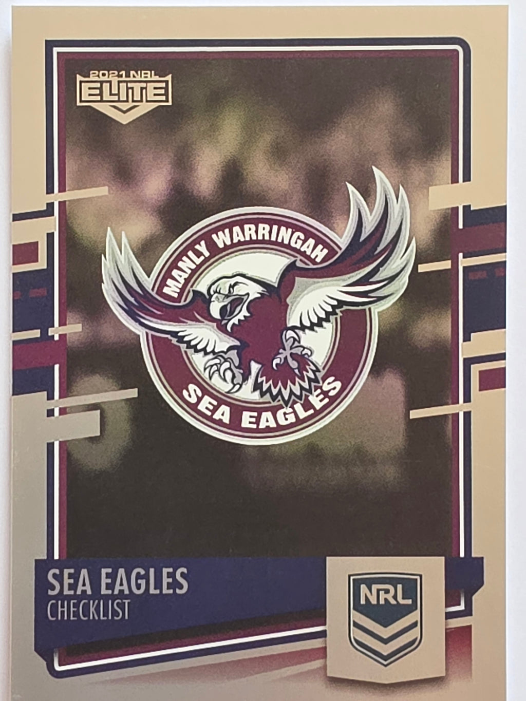 NRL 2021 Elite Pearl Special #046 Sea Eagles Checklist Manly Warringah Sea Eagles