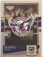 NRL 2021 Elite Pearl Special #046 Sea Eagles Checklist Manly Warringah Sea Eagles