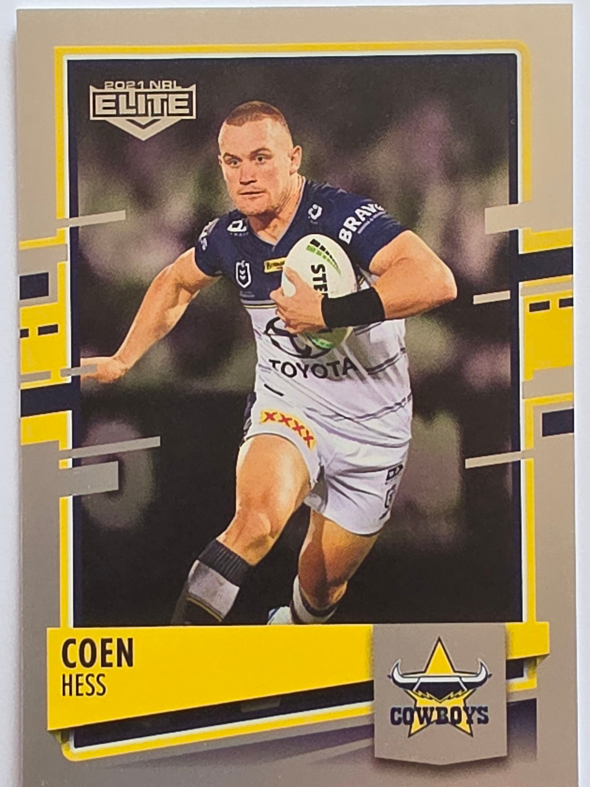 NRL 2021 Elite Pearl Special #078 Coen Hess North Queensland Cowboys