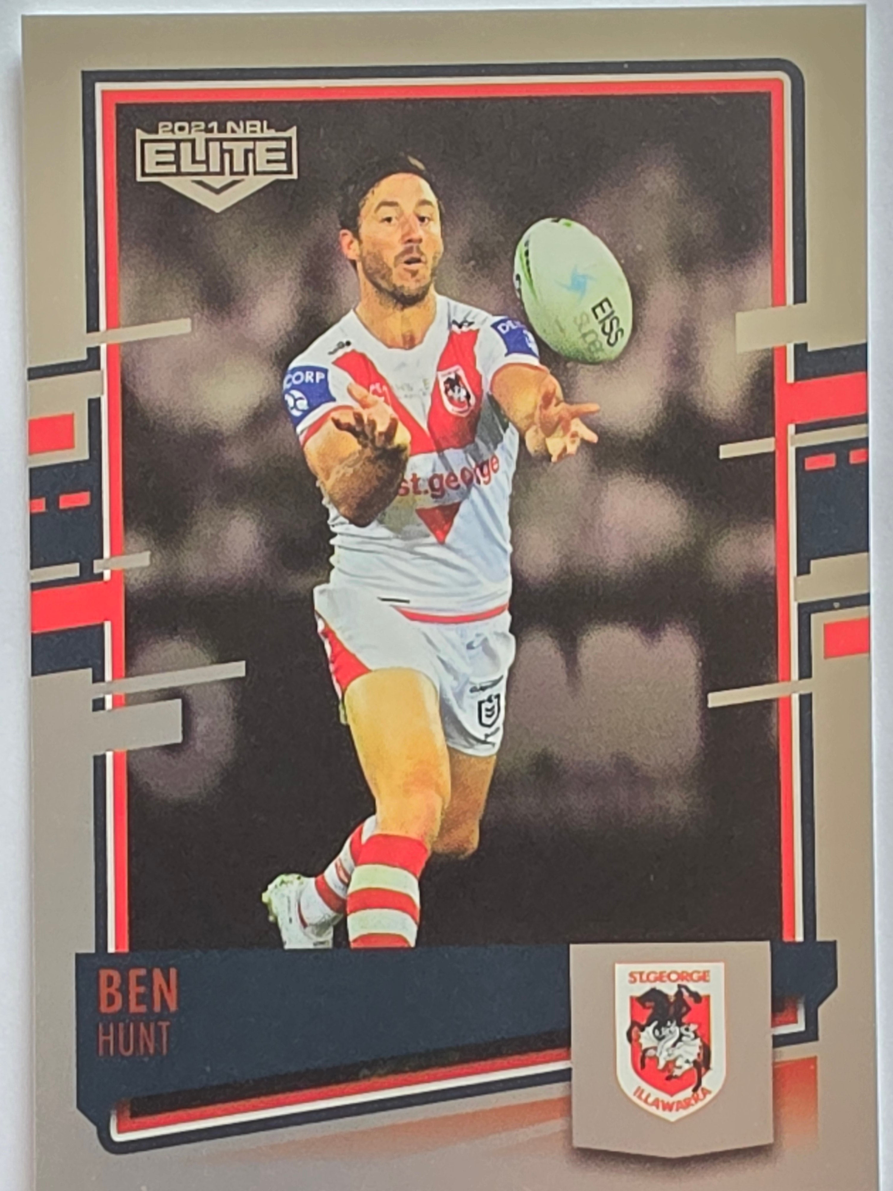 NRL 2021 Elite Pearl Special #112 Ben Hunt St George Illawarra Dragons