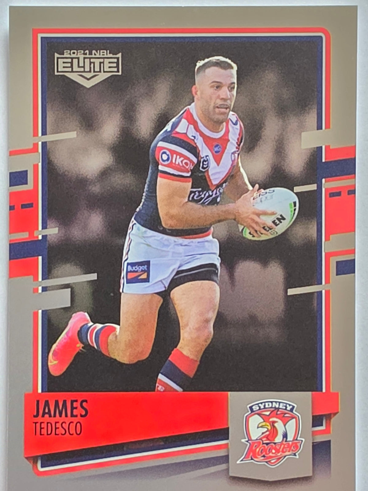 NRL 2021 Elite Pearl Special #124 James Tedesco Sydney Roosters
