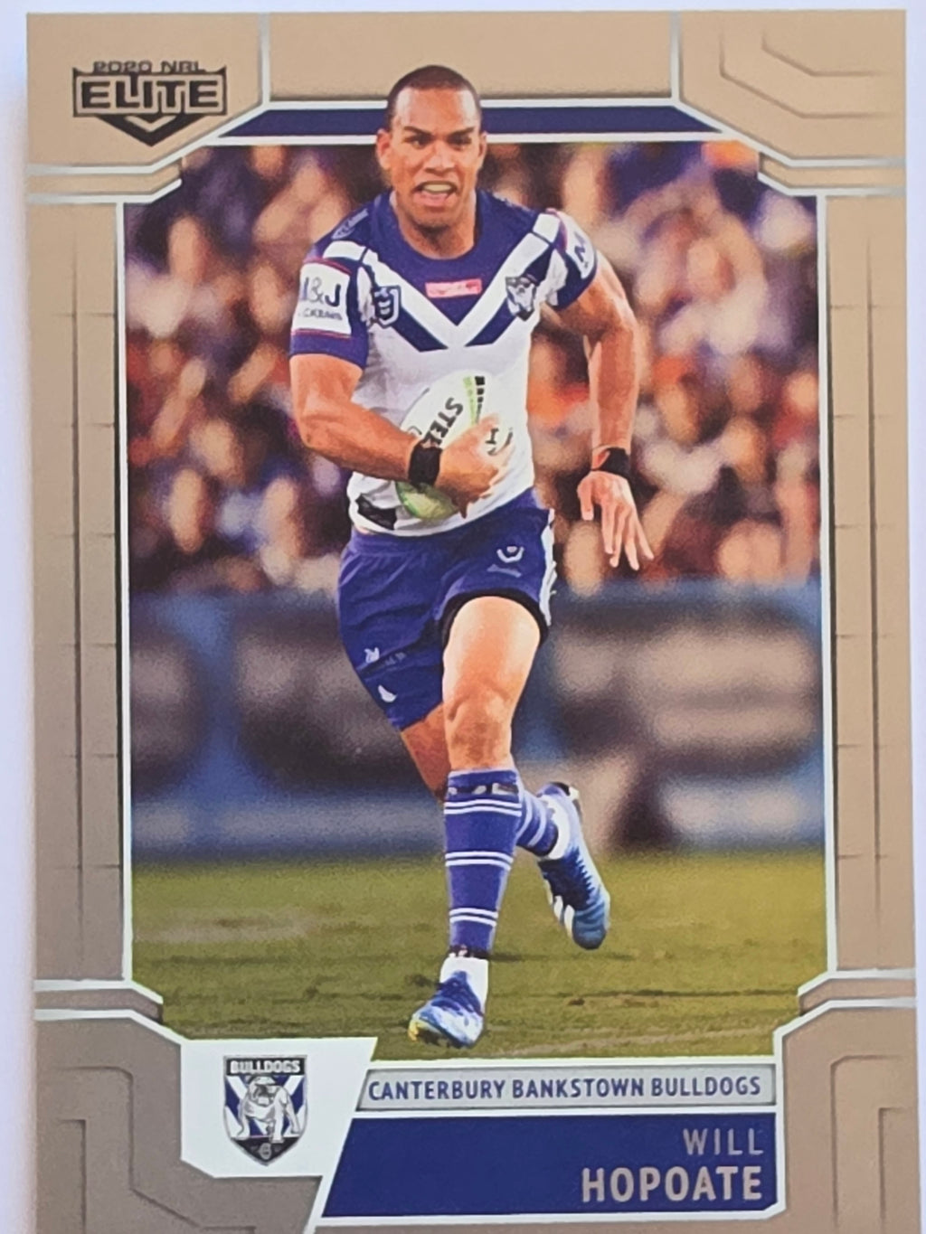 NRL 2020 Elite Silver Parallel #020 Will Hopoate Canterbury Bankstown Bulldogs