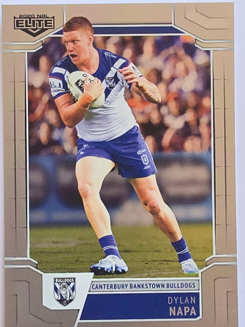 NRL 2020 Elite Silver Parallel #025 Dylan Napa Canterbury Bankstown Bulldogs