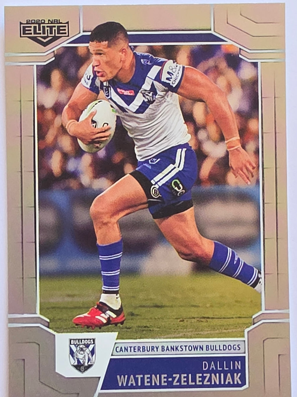 NRL 2020 Elite Silver Parallel #027 Dallin Watene-Zelezniak Canterbury Bankstown Bulldogs