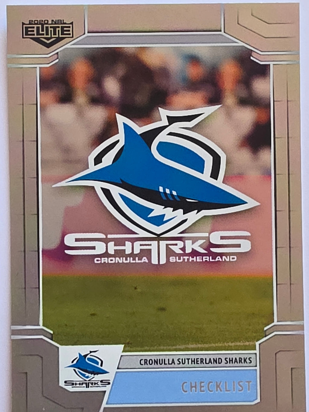 NRL 2020 Elite Silver Parallel #028 Checklist Cronulla Sutherland Sharks