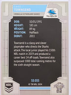 NRL 2020 Elite Silver Parallel #035 Chad Townsend Cronulla Sutherland Sharks