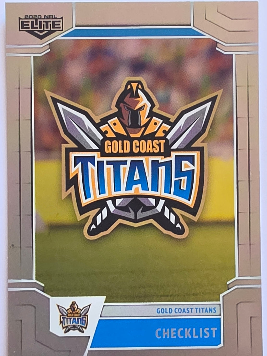 NRL 2020 Elite Silver Parallel #037 Checklist Gold Coast Titans