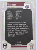 NRL 2020 Elite Silver Parallel #053 Joel Thompson Manly Warringah Sea Eagles