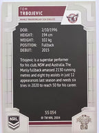 NRL 2020 Elite Silver Parallel #054 Tom Trbojevic Manly Warringah Sea Eagles