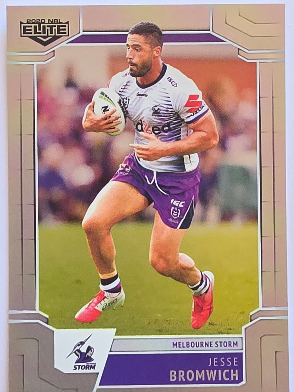 NRL 2020 Elite Silver Parallel #057 Jesse Bromwich Melbourne Storm