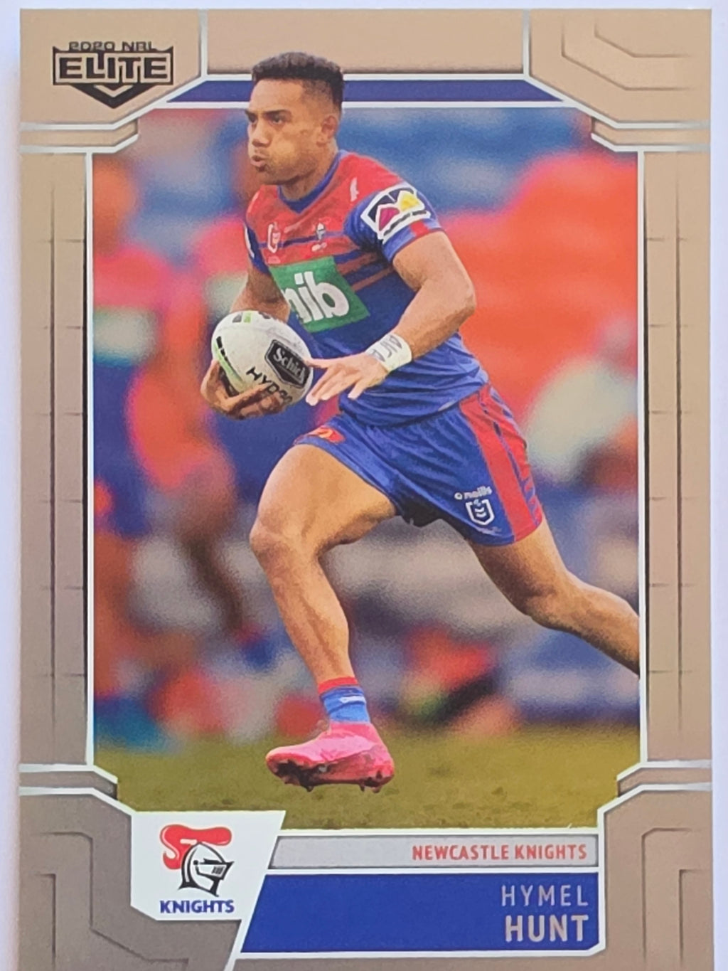 NRL 2020 Elite Silver Parallel #066 Hymel Hunt Newcastle Knights