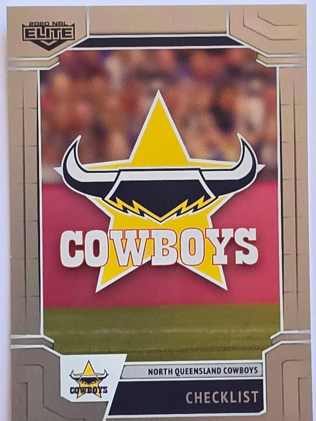 NRL 2020 Elite Silver Parallel #073 Checklist North Queensland Cowboys