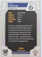 NRL 2020 Elite Silver Parallel #086 Blake Ferguson Parramatta Eels