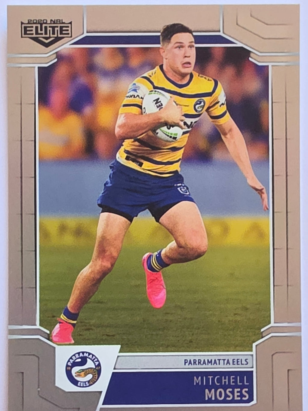 NRL 2020 Elite Silver Parallel #090 Mitchell Moses Parramatta Eels