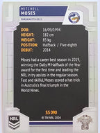 NRL 2020 Elite Silver Parallel #090 Mitchell Moses Parramatta Eels