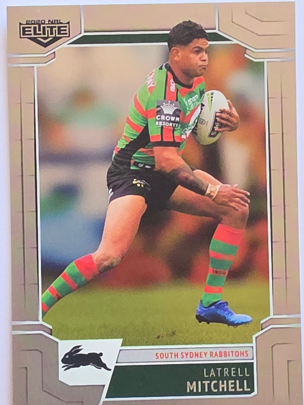 NRL 2020 Elite Silver Parallel #104 Latrell Mitchell South Sydney Rabbitohs