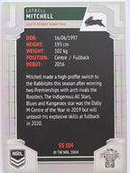 NRL 2020 Elite Silver Parallel #104 Latrell Mitchell South Sydney Rabbitohs