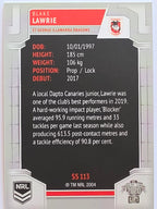 NRL 2020 Elite Silver Parallel #113 Blake Lawrie St George Illawarra Dragons