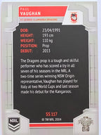 NRL 2020 Elite Silver Parallel #117 Paul Vaughan St George Illawarra Dragons