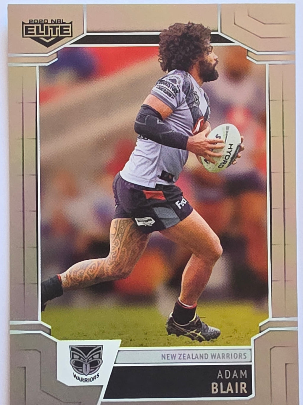 NRL 2020 Elite Silver Parallel #129 Adam Blair New Zealand Warriors