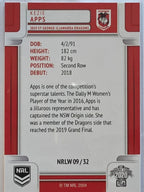 NRL 2020 Elite |NRLW | #NRLW09 | Kezie Apps | St George Dragons
