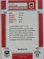 NRL 2020 Elite |NRLW | #NRLW12 | Tiana Penitani | St George Dragons