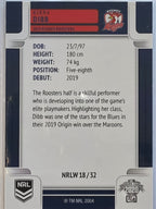 NRL 2020 Elite |NRLW | #NRLW18 | Kirra Dibb | Sydney Roosters