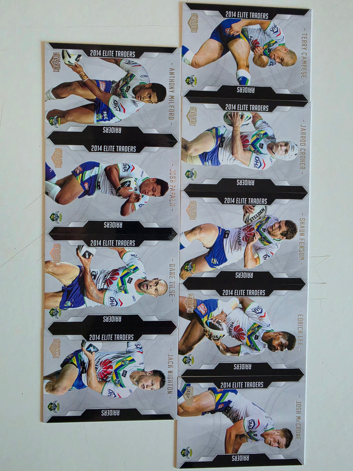 NRL 2014 Elite | Canberra Raiders Base Team Set