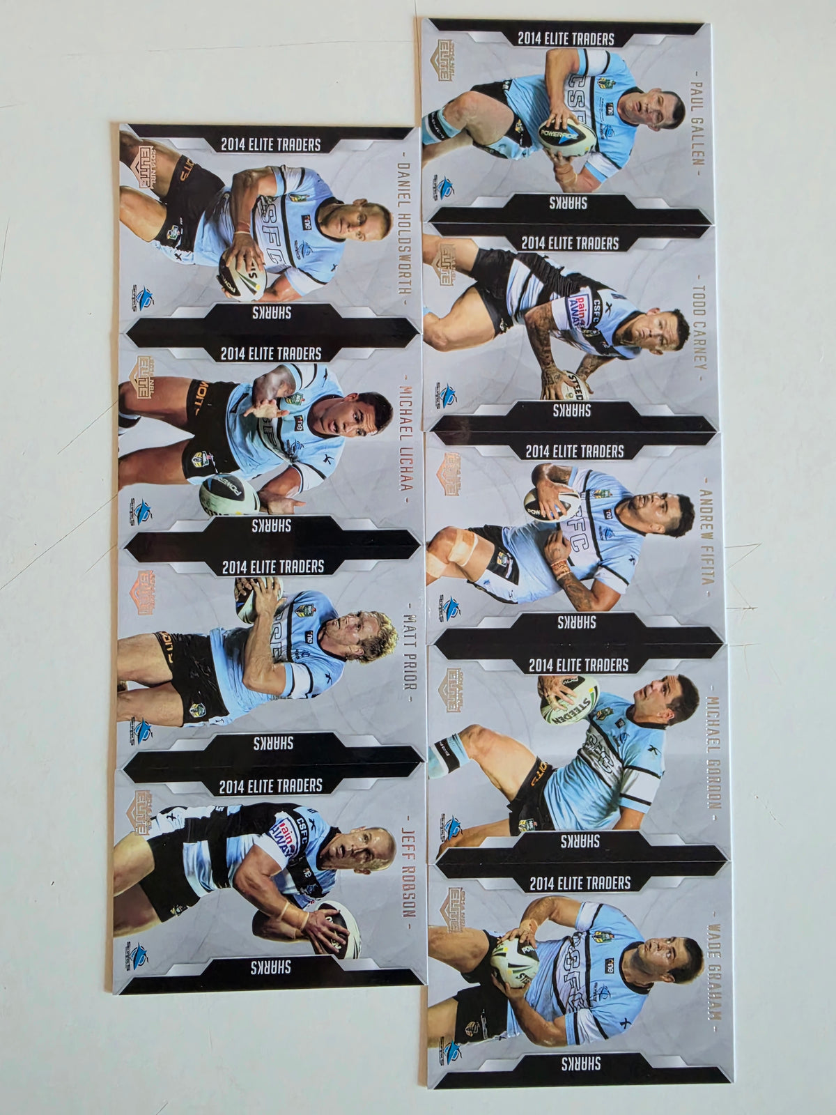 NRL 2014 Elite | Cronulla Sutherland Sharks Base Team Set