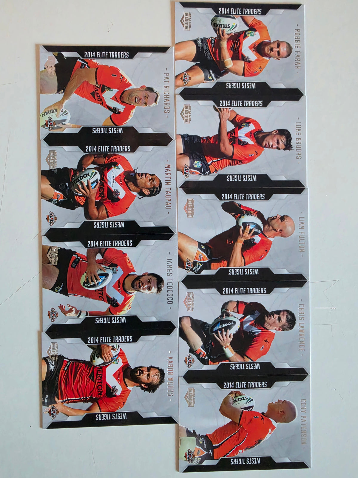 NRL 2014 Elite | Wests Tigers Base Team Set
