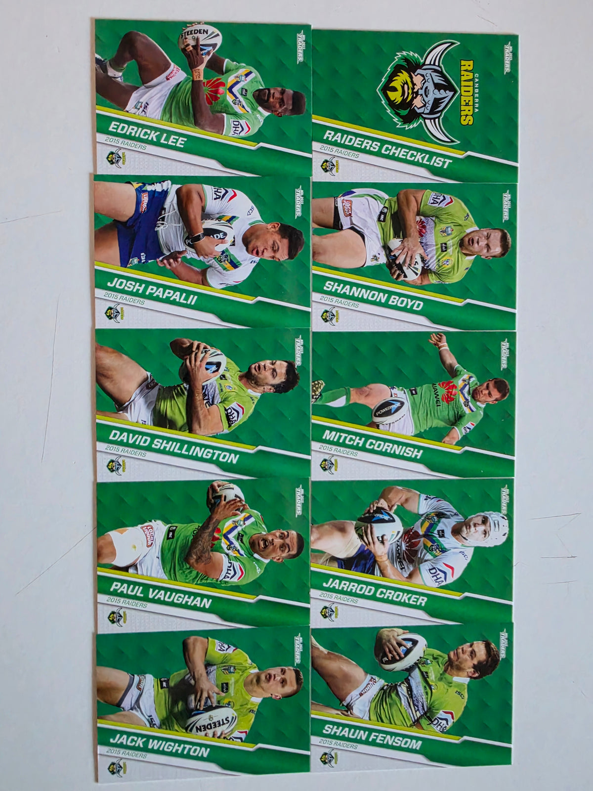 NRL 2015 Traders | Canberra Raiders Base Team Set