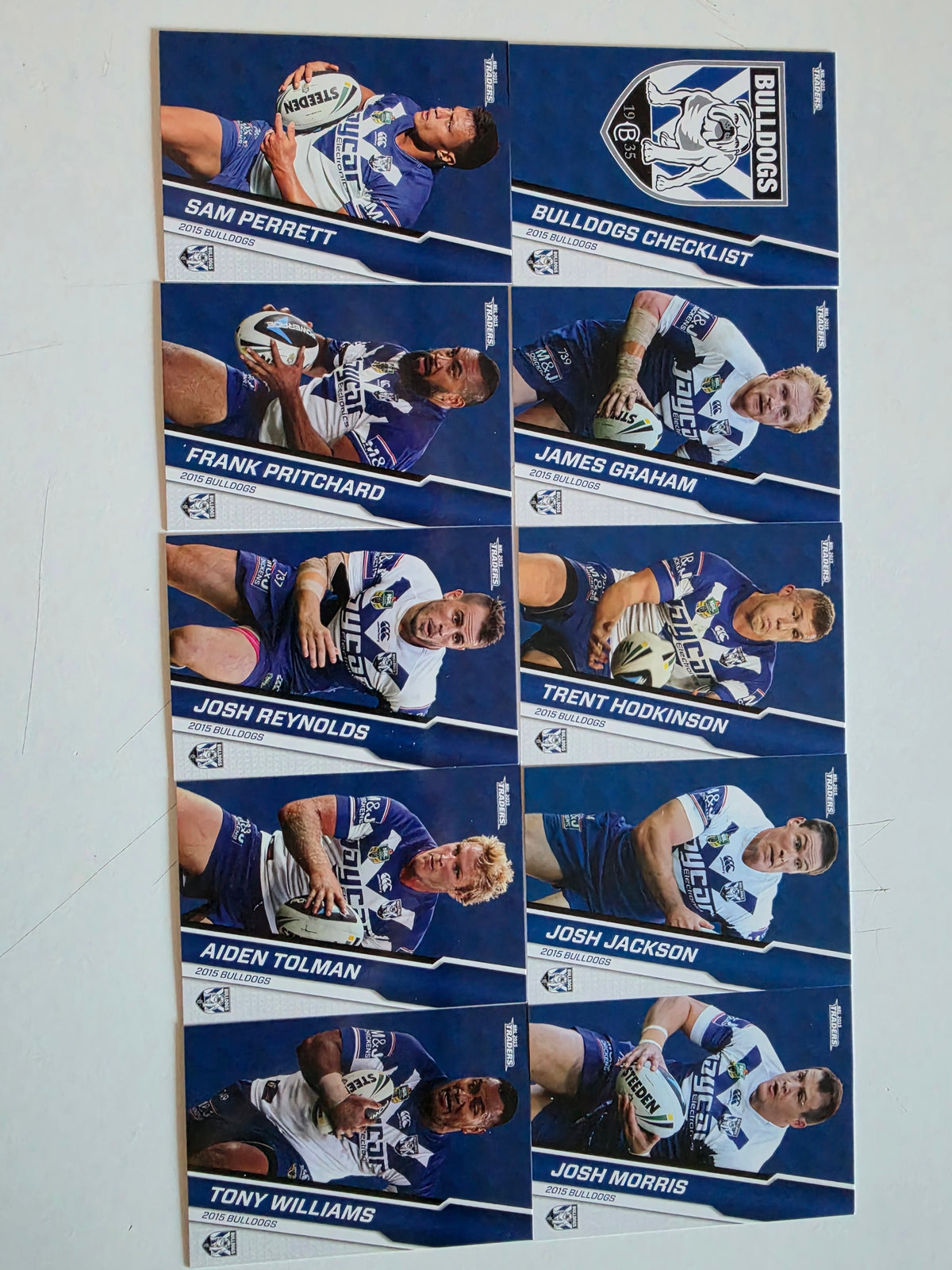 NRL 2015 Traders | Canterbury Bankstown Bulldogs Base Team Set