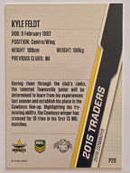 NRL 2015 Traders | Silver Parallel #P29 Kyle Feldt North Queensland Cowboys