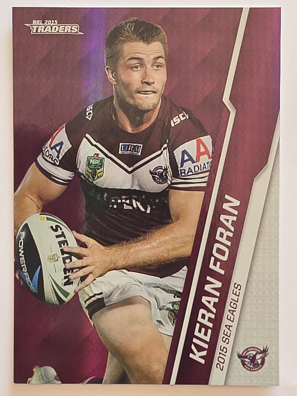 NRL 2015 Traders | Silver Parallel #P49 Keiran Foran Manly Warringah Sea Eagles
