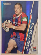 NRL 2015 Traders | Silver Parallel #P67 James McManus Newcastle Knights