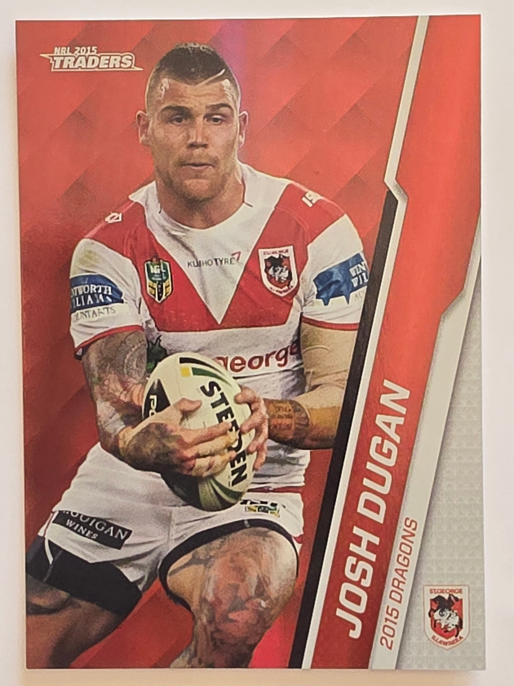 NRL 2015 Traders | Silver Parallel #P111 Josh Dugan St George Dragons