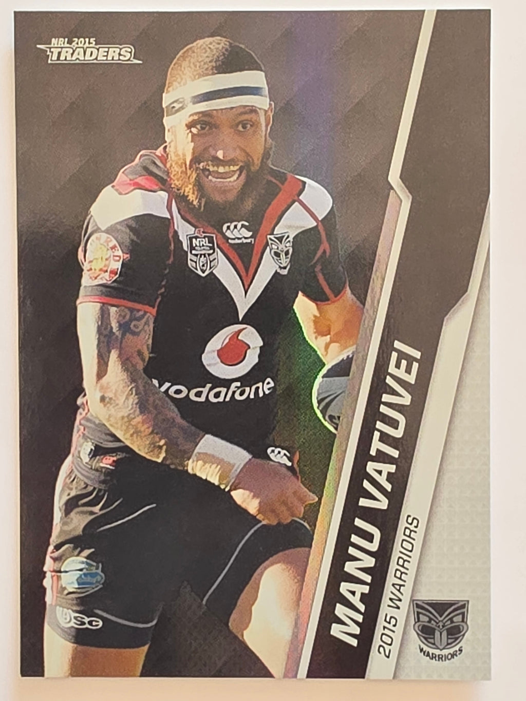 NRL 2015 Traders | Silver Parallel #P135 Manu Vatuvei New Zealand Warriors