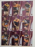 NRL 2015 Traders | Brisbane Broncos Silver Parallel Team Set