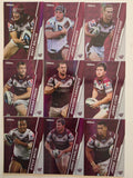 NRL 2015 Traders | Manly Warringah Sea Eagles Silver Parallel Team Set