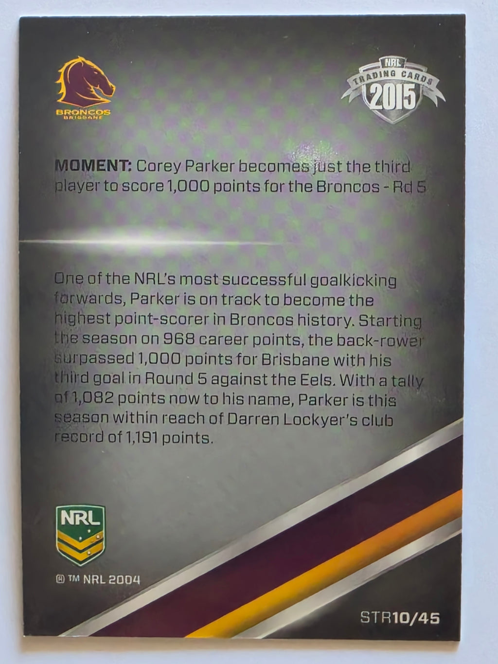 NRL 2015 Traders | Season to Remember #STR10 | Brisbane Broncos