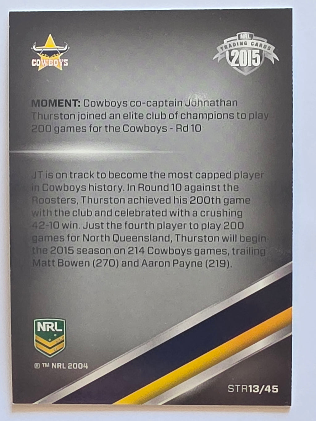 NRL 2015 Traders | Season to Remember #STR13 | North Queensland Cowboys