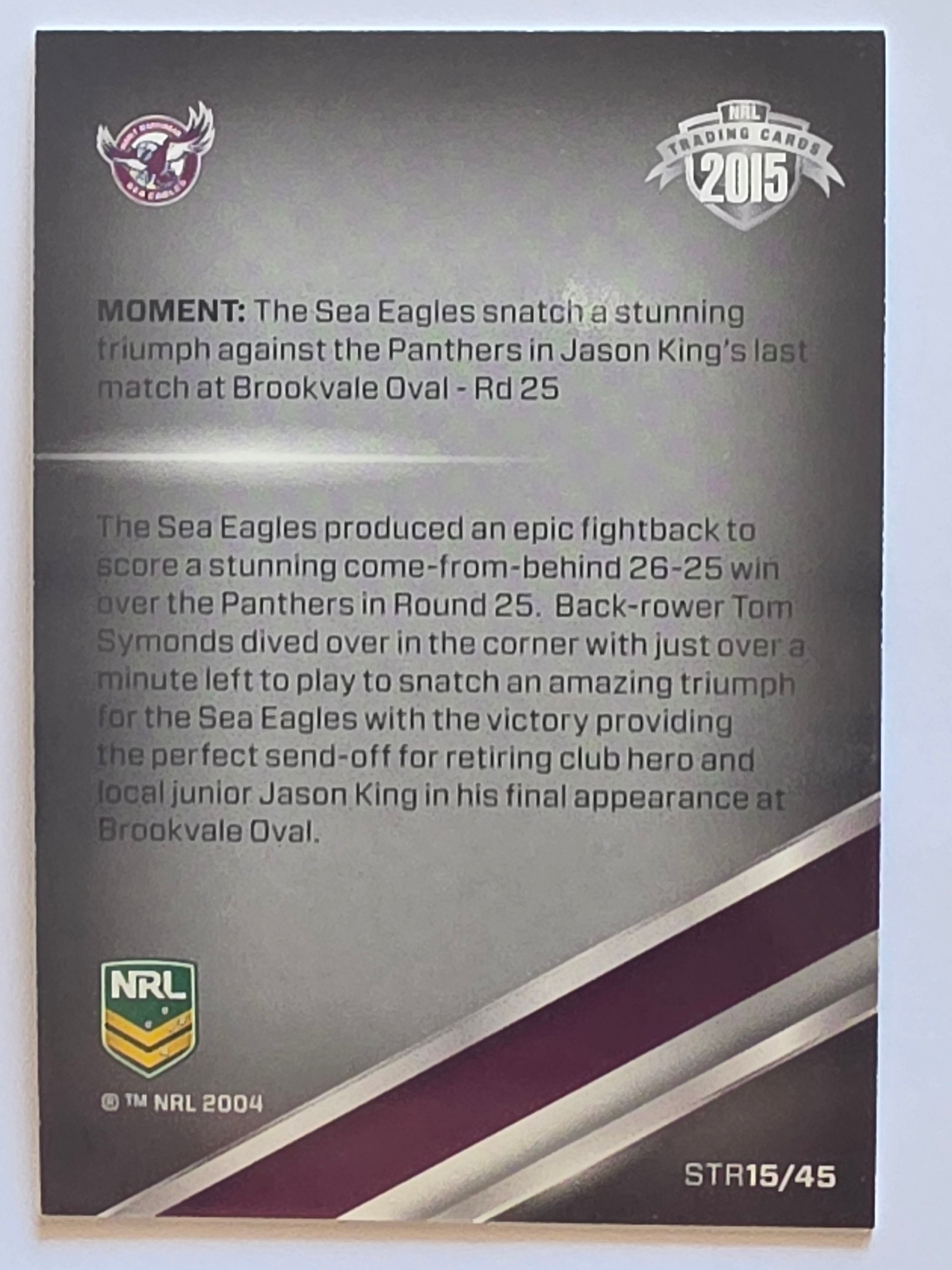 NRL 2015 Traders | Season to Remember #STR15 | Manly Warringah Sea Eagles